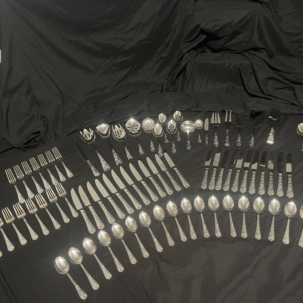 Reed & Barton Silver Dinnerware Set